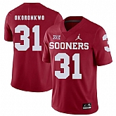 Oklahoma Sooners 31 Obo Okoronkwo Red College Football Jersey Dzhi,baseball caps,new era cap wholesale,wholesale hats
